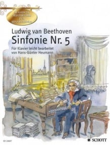 Beethoven: Symphony No. 5 C minor Opus 67 for Easy Piano published by Schott (German Edition)