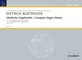 Buxtehude: Complete Organ Works Vol 1 published by Schott