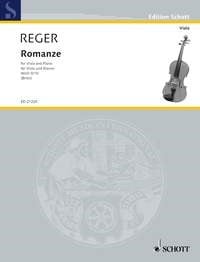 Reger: Romance G major WoO II/10 for Viola published by Schott