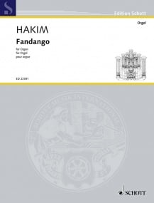 Hakim: Fandango for Organ published by Schott