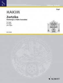 Hakim: Zortziko for Organ published by Schott