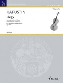 Kapustin: Elegy Opus 96 for Cello published by Schott