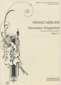 Neruda: Slavonic Cradle Song Op 11 for Cello or Violin published by Simrock