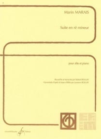 Marais: Suite in D minor for Viola published by Billaudot