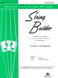 String Builder for Cello Book 1 published by Belwin