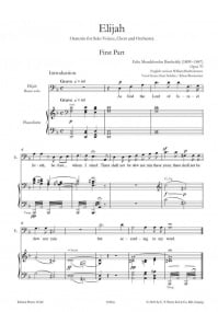 Mendelssohn: Elijah published by Peters - Vocal Score (English Edition)