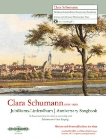 Clara Schumann Anniversary Songbook (Med/Low Voice) published by Peters
