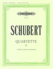 Schubert: Complete String Quartets Volume 2 published by Peters