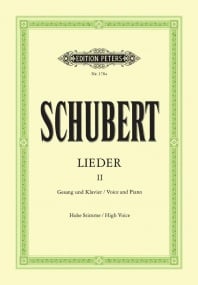 Schubert: Complete Songs Volume 2 High Voice published by Peters Edition