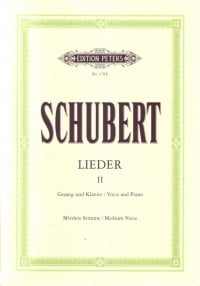 Schubert: Complete Songs Volume 2 Medium Voice published by Peters Edition