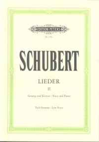 Schubert: Complete Songs Volume 2 Low Voice published by Peters Edition