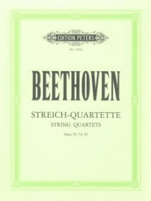 Beethoven: Complete String Quartets Volume 2  published by Peters