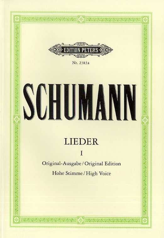 Schumann: Complete Songs Volume 1 High published by Peters Edition
