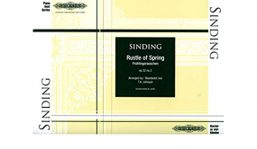 Sinding: Rustle of Spring for Piano Duet published by Peters