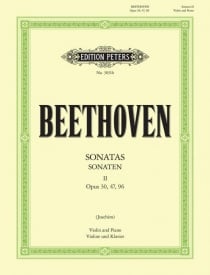 Beethoven: Sonatas Volume 2 for Violin published by Peters