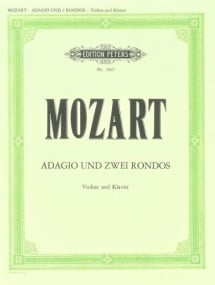 Mozart: Adagio K261 & 2 Rondos K269 & K373 for Violin published by Peters Edition