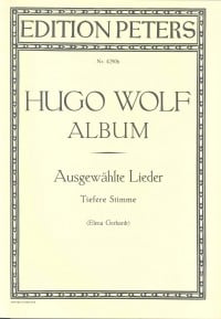 Wolf: 51 Selected Songs for Medium Low Voice published by Peters