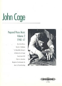 Cage: Prepared Piano Music Volume 1 194047 published by Peters