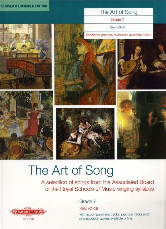 The Art of Song Grade 7 Low Voice Published by Peters Edition