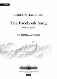 Hamilton: The Facebook Song SATB published by Peters Edition