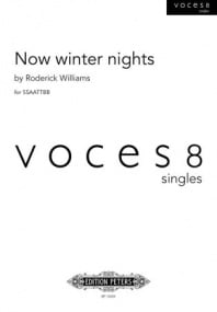 Williams: Now winter nights SSAATTBB published by Peters