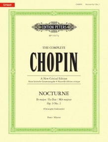 Chopin: Nocturne in Eb Opus 9 No. 2 for Piano published by Peters