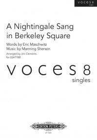 Sherwin: A Nightingale Sang in Berkeley Square SSATTBB published by Peters