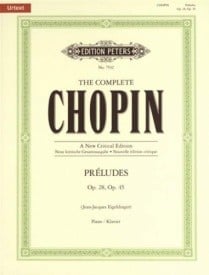 Chopin: Preludes for Piano published by Peters (A New Critical Edition)