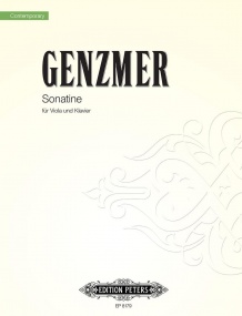 Genzmer: Sonatina for Viola published by Peters