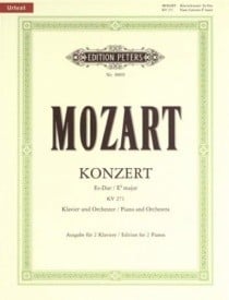 Mozart: Piano Concerto No.9 in E flat K271 published by Peters