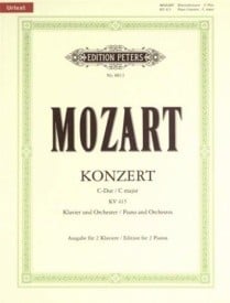 Mozart: Piano Concerto No.13 in C K415 published by Peters