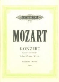 Mozart: Piano Concerto No.15 in B flat K450 published by Peters