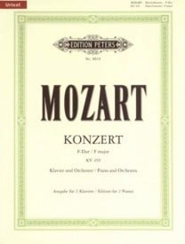 Mozart: Piano Concerto No.19 in F K459 published by Peters