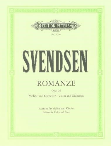Svendsen: Romance by for Violin published by Peters Edition