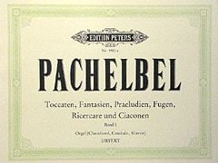 Pachelbel: Organ Works Volume 1 published by Peters Edition