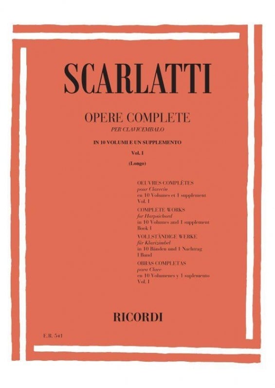 Scarlatti: Piano Sonatas Volume 7: L301-L350 (Opere complete) published by Ricordi