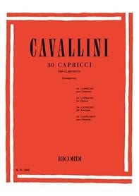 Cavallini: 30 Caprices for Clarinet published by Ricordi
