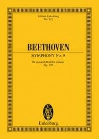 Beethoven: Symphony No 9 in D Minor (Study Score) published by Eulenburg