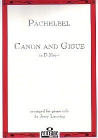 Pachelbel: Canon and Gigue for Piano published by Fentone