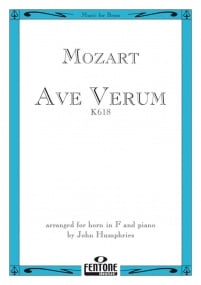 Mozart: Ave Verum K618 for French Horn published by Fentone