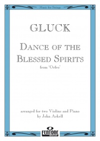 Gluck: Dance of the Blessed Spirits for 2 Violins and Piano published by Fentone