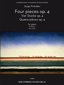 Prokofiev: Four Piano Pieces Opus 4 published by Forberg