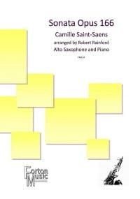 Saint Saens: Sonata Opus 166 for Alto Saxophone published by Forton Music