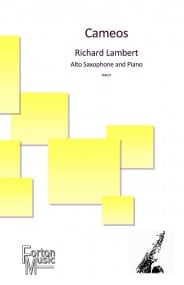 Lambert: Cameos for Alto Saxophone published by Forton