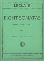 Leclair: 8 Sonatas Volume 1 for Flute published by IMC