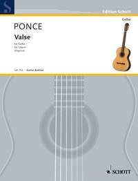 Ponce: Valse for Guitar published by Schott