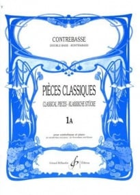 Pieces Classiques Contrebasse Volume 1A for Double Bass published by Billaudot