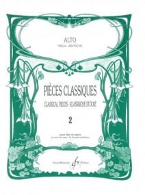 Pieces Classiques Volume 2 for Viola published by Billaudot