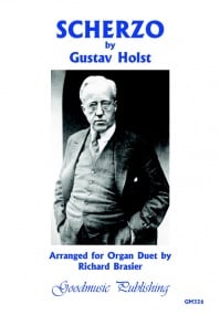 Holst: Scherzo (Unfinished Symphony) for Organ Duet published by Goodmusic