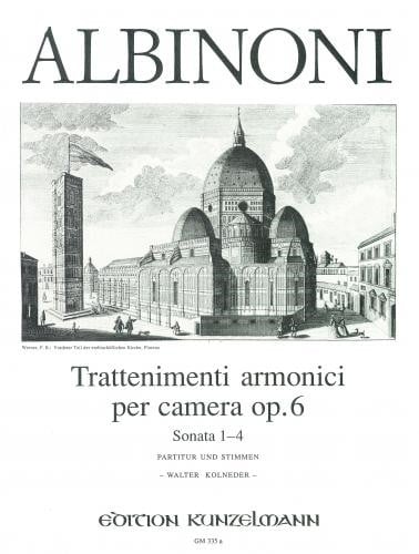 Albinoni: Sonatas 1-4 Opus 6 for Violin published by Kunzelmann